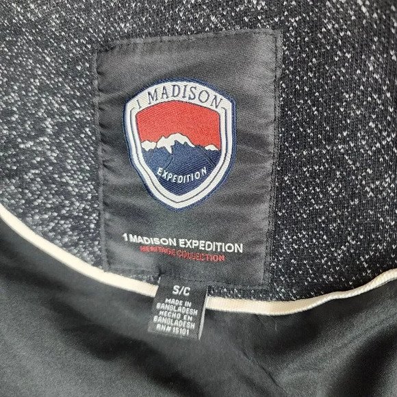 1 Madison Expedition Heritage Collection Jacket Women's S Black Faux Fur Hooded - Picture 6 of 11